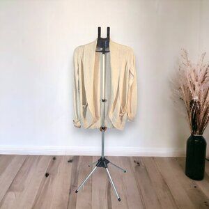 Silence & Noise Oatmeal Cocoon Knit Cardigan Size Large